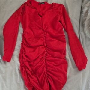 SHEIN Vibrant Red Dress